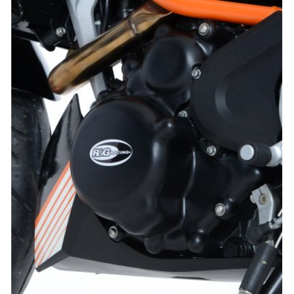 R&G Engine Case Cover LHS DUKE-'13/14 For KTM RC 390 2014-2015 Part # ECC0164BK