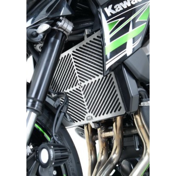 R&G Stainless Steel Radiator Guard For Kawasaki Ninja 1000 (Z1000SX) 2011-2019 Part # SRG0014SS