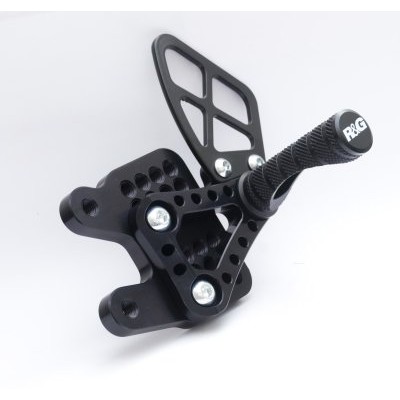 R&G Adjustable Rearsets For Suzuki GSX-R1000 2009-2016 Part # RSET03BK