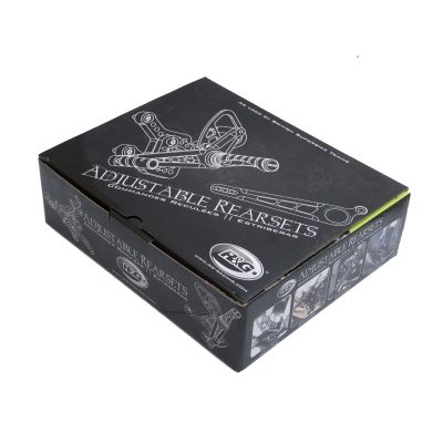 R&G Adjustable Rearsets For Yamaha YZF-R6 2006-2016 Part # RSET09BK