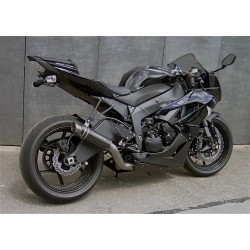 Racefit Black Edition Slip On Exhaust For Kawasaki ZX-6R 2019-2021
