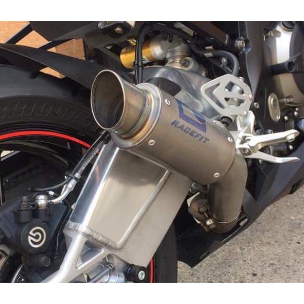 Racefit Growler Slip On Exhaust For BMW S 1000 RR 2014