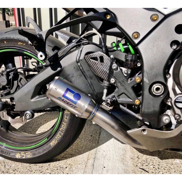 Racefit Growler-X (Rider Footrest Mount) Exhaust For Kawasaki ZX-10R 2016-19