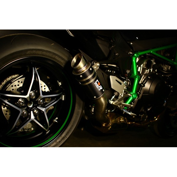 Racefit Growler Slip On Exhaust For Kawasaki Ninja H2