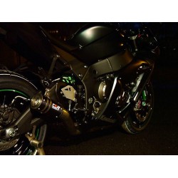 Racefit Black Edition Growler Titanium Carbon Slip On Exhaust For Kawasaki Ninja ZX-10R 2016-2020