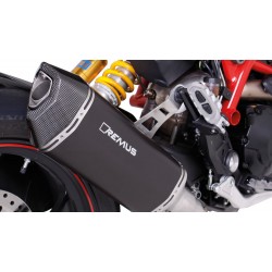 Remus Black Hawk Slip On Stainess Steel Black Exhaust For Ducati Hypermotard 939 Part # 0564782 156516 