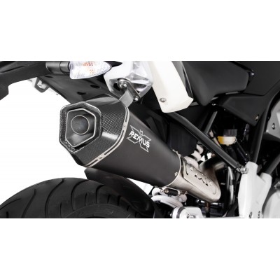 Remus Hypercone Complete System Stainless Steel Black For BMW G 310 R Part # 016783 082017