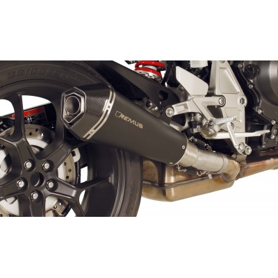 Remus Hypercone Slip On Stainless Steel Black Exhaust For Honda CB1000R Part # 056783 257118