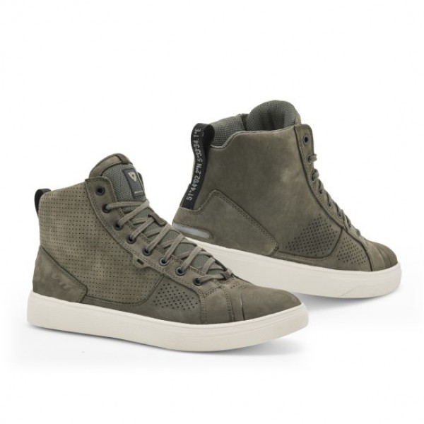 Revit Arrow Olive Green White Boots
