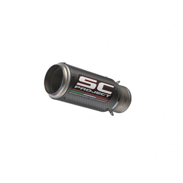 SC-PROJECT CR-T SILENCER CARBON FIBER EXHAUST FOR APRILIA RSV4 RR / RF 2015-2016 PART # A15-36C
