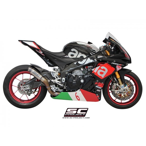 SC-PROJECT GP70-R SILENCER FULL TITANIUM EXHAUST FOR APRILIA RSV4 RR / RF 2015-2016 PART # A15-T70T