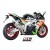 SC-PROJECT OVAL RACING SILENCER TITANIUM WITH CARBON END CAP EXHAUST FOR APRILIA RSV4 / TUONO V4 PART # A16-40FTT