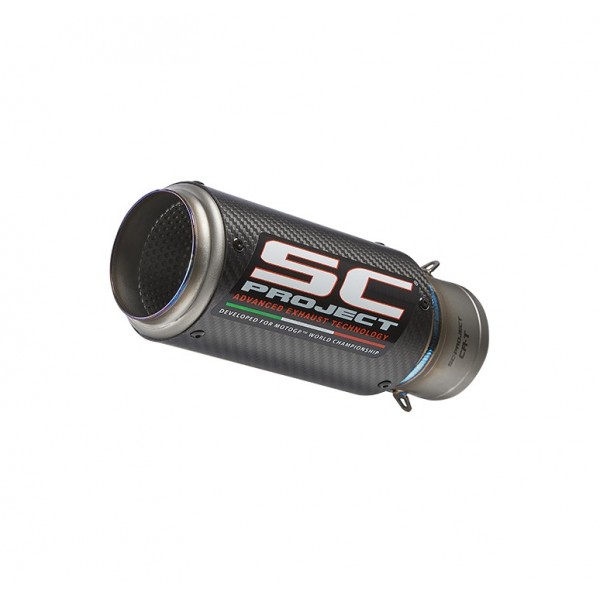 SC-PROJECT CR-T MUFFLER MATT CARBON FIBER EXHAUST FOR BMW S 1000 R PART # B27-T36C