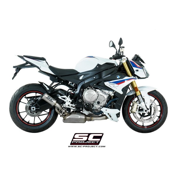 SC-PROJECT CR-T MUFFLER FULL TITANIUM WITH FULL TITANIUM LINK PIPE EXHAUST FOR BMW S 1000 R PART # B27-T36T