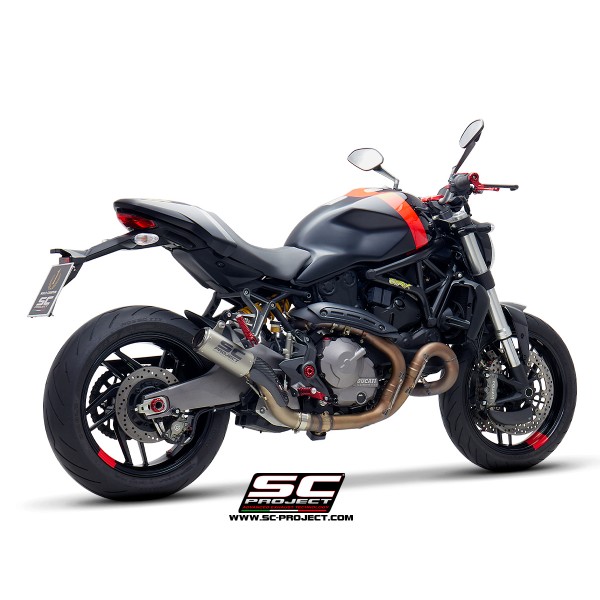 SC-PROJECT CR-T MUFFLER TITANIUM FOR DUCATI MONSTER 821 2018-2021 PART # D25A-T38T