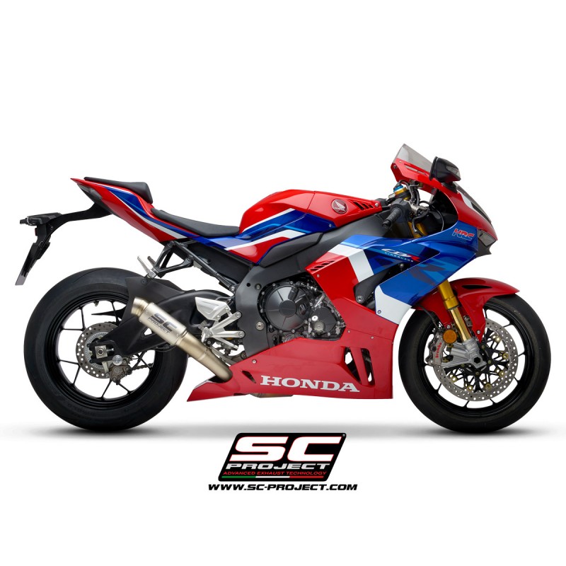 SC-Project GP70-R Muffler Titanium With Titanium End Cap For Honda 