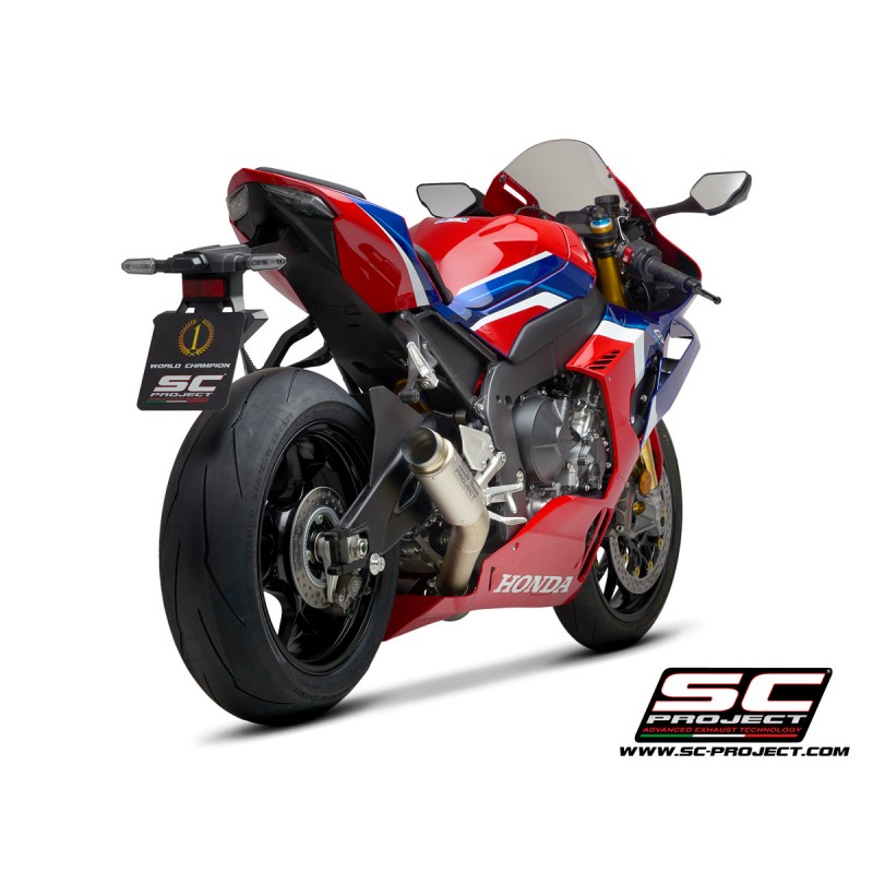 SC-Project GP70-R Muffler Titanium With Titanium End Cap For Honda 