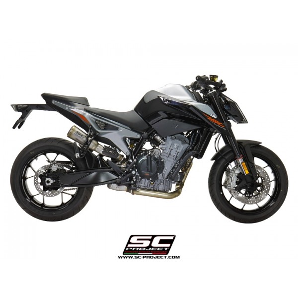 SC-PROJECT S1-GP MUFFLER TITANIUM EXHAUST FOR KTM 790 DUKE PART # KTM12A-43T