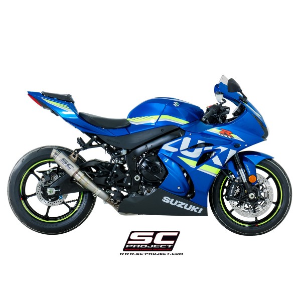 SC-PROJECT GP70-R MUFFLER TITANIUM FOR SUZUKI GSX-R1000 2017-2020 PART # S16-T70T