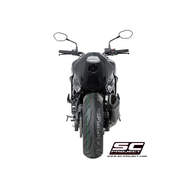 SC-PROJECT SC1-R MUFFLER CARBON WITH CARBON FIBER END CAP FOR SUZUKI GSX-S750 2017-2020 PART # S15-90C