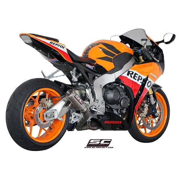 SC-PROJECT TITANIUM WITH FULL TITANIUM EXIT PIPE EXHAUST FOR HONDA CBR1000RR 2008-2013 PART # H04-T38T