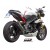SC-PROJECT OVAL SILENCER LOW POSITION MATT CARBON FIBRE WITH CARBON FIBER END CAP FOR TRIUMPH SPEED TRIPLE 2011-2015 PART # T05-L01CM