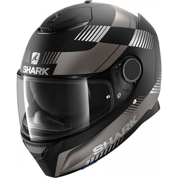 Shark Spartan Strad Mat Black Anthracite Silver Helmet