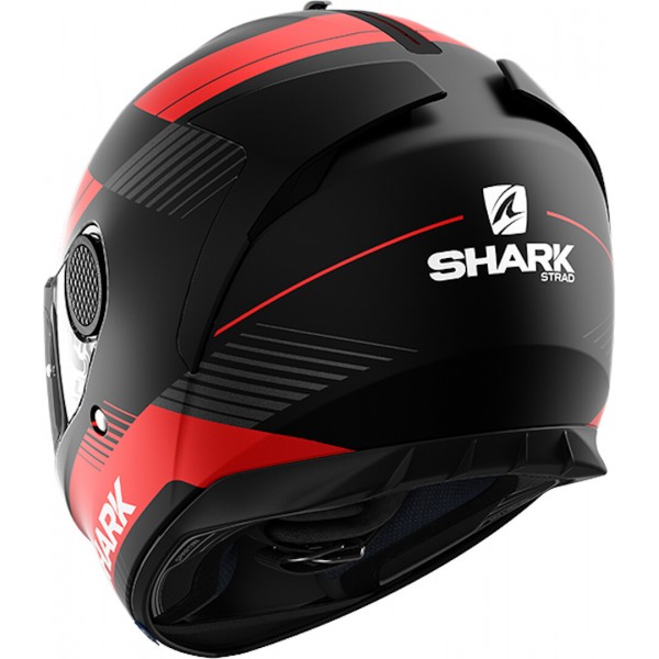 Shark Spartan Strad Mat Black Red Anthracite Helmet