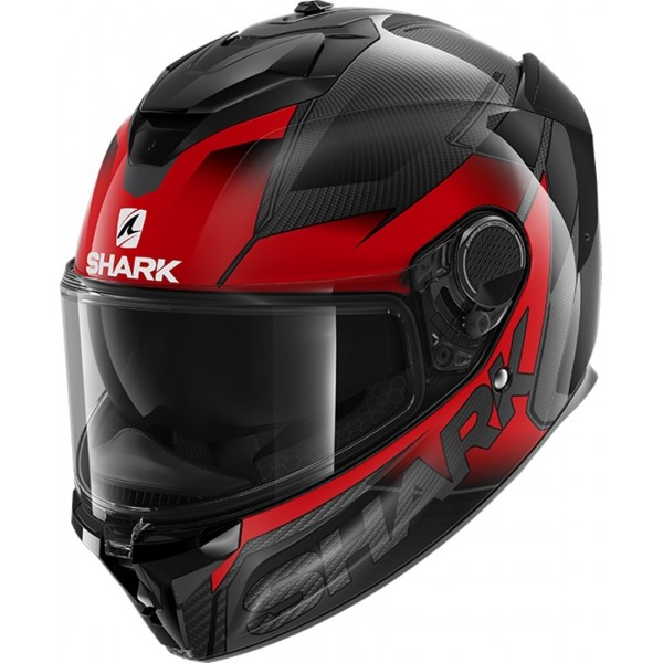 Shark Spartan GT Shestter Carbon Red Anthracite Helmet