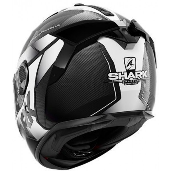 Shark Spartan GT Shestter Carbon White White Helmet