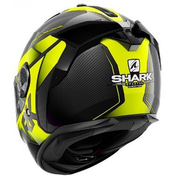 Shark Spartan GT Shestter Carbon Yellow Helmet