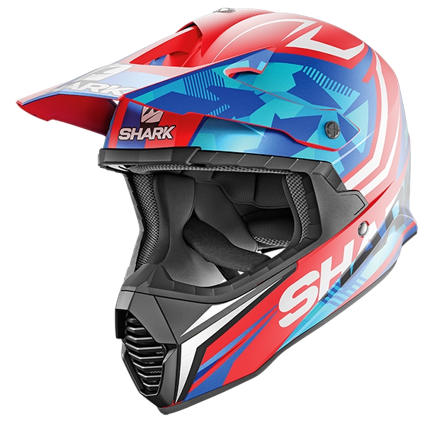 Shark Varial Tixier Mat Red White Blue Helmet