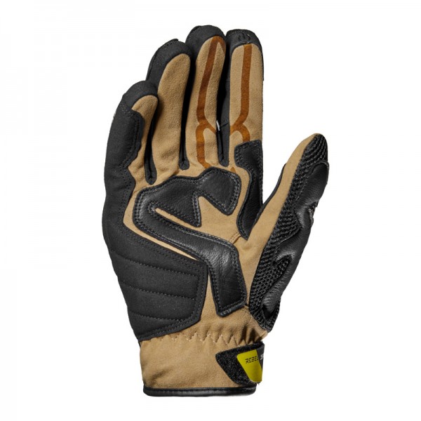 Spidi Rebel Black Yellow Gloves