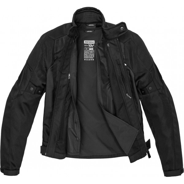 Spidi FLASH EVO NET WIND Black Jacket