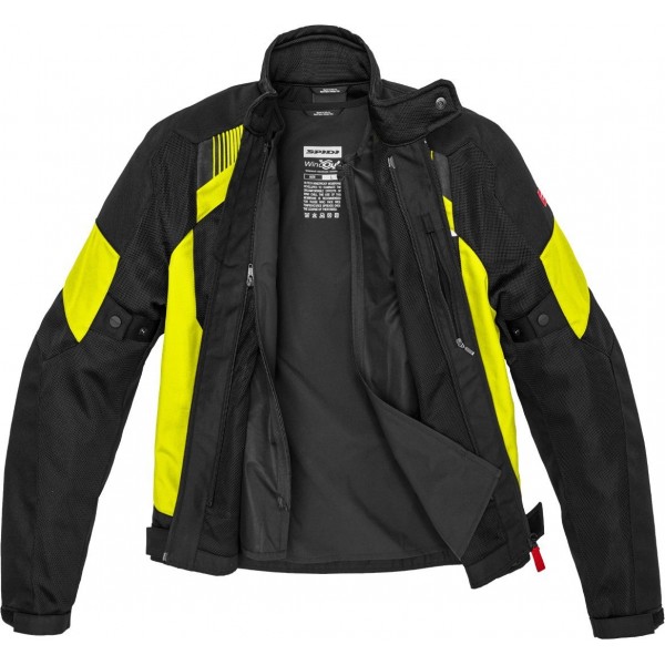Spidi FLASH EVO NET WIND Yellow fluo Jacket
