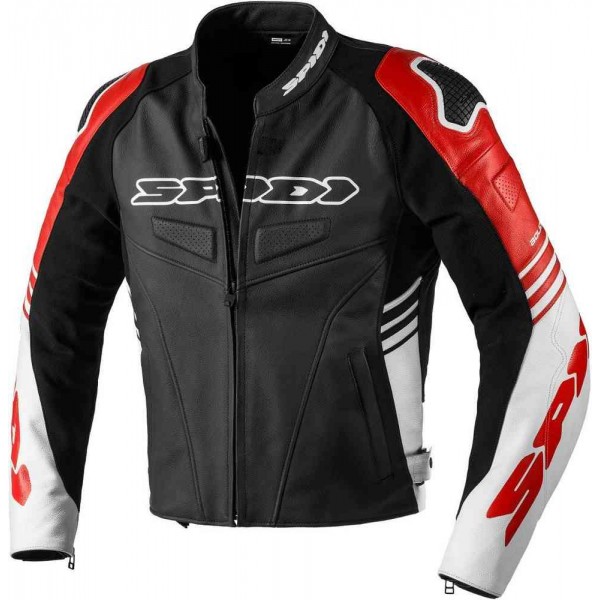 Spidi Track Warrior Leather Red Jacket