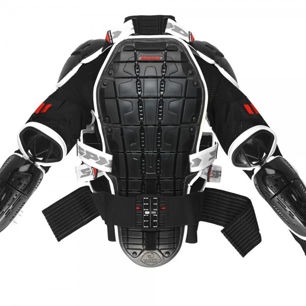Spidi Warrior Black White Jacket Protector