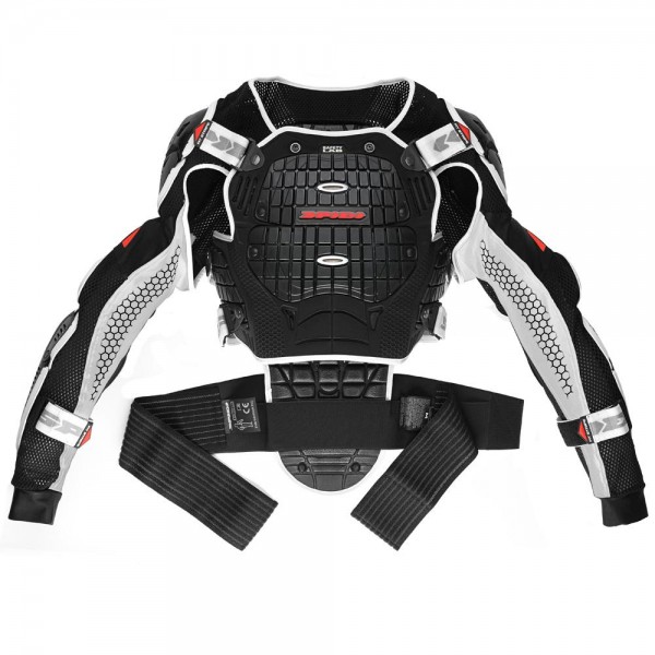 Spidi Warrior Black White Jacket Protector