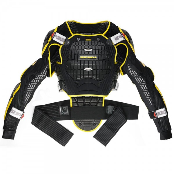 Spidi Warrior Black Yellow Jacket Protector