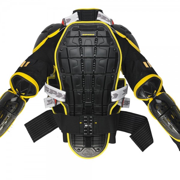 Spidi Warrior Black Yellow Jacket Protector