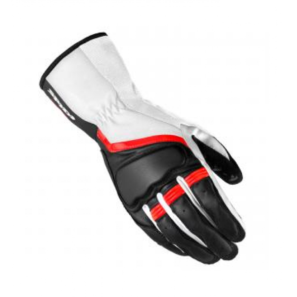 Spidi Woman Grip 2 Leather Black Red Gloves