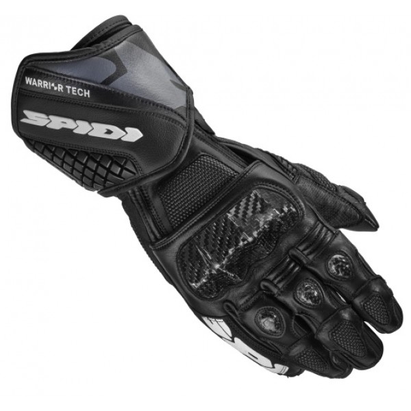 Spidi Carbo 5 Leather Black Gloves