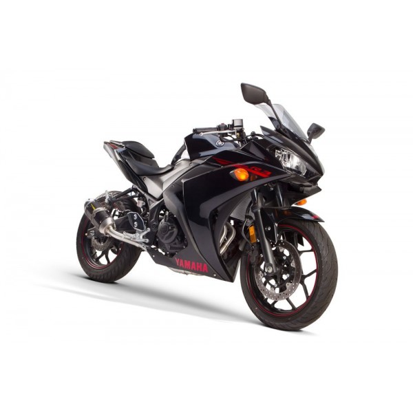 Two Brothers Racing S1R Standard Carbon Full System Yamaha YZF-R3 Part # 005-4160105-S1