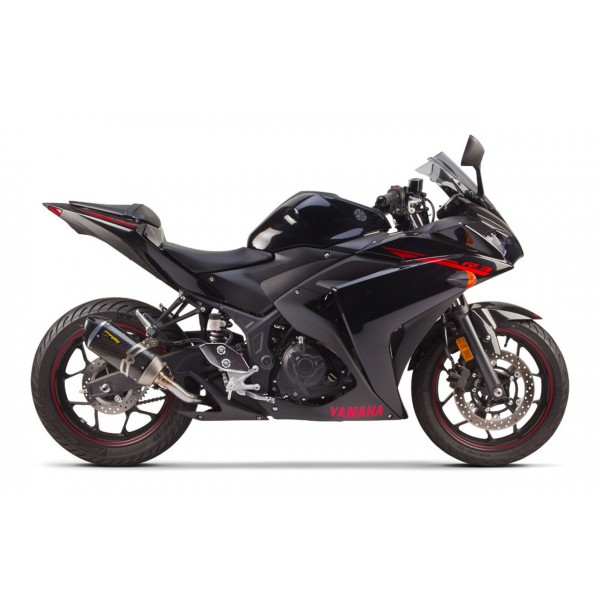 Two Brothers Racing S1R Standard Carbon Slip-On Exhaust Yamaha YZF-R3 Part # 005-4160405-S1
