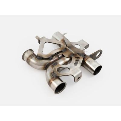 TEC Stainless De-CAT X-Pipe For Triumph Bonneville T120 2016 >