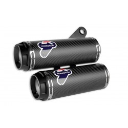 Termignoni Carbon Racing Slip-On Exhaust For Ducati Monster 1200 2017-2018 Part # 96481221A