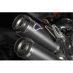Termignoni Carbon Racing Slip-On Exhaust For Ducati Monster 1200 2014-2019 Part # 96480311A