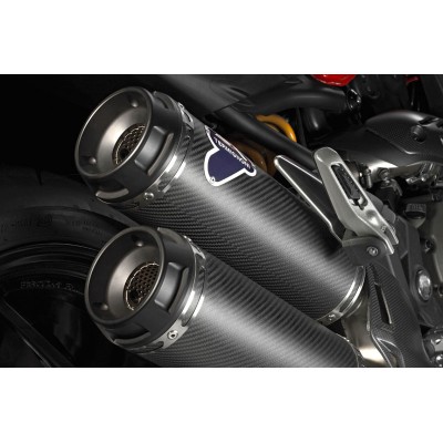 Termignoni Carbon Racing Slip-On Exhaust For Ducati Monster 1200 2014-2019 Part # 96480311A