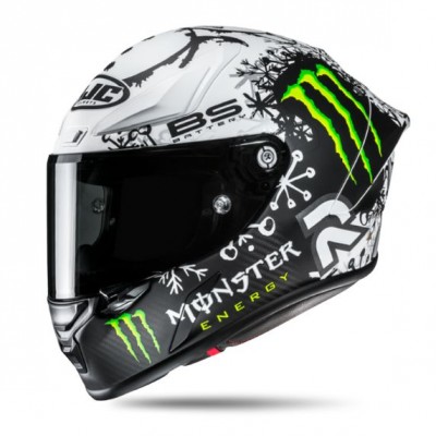 HJC RPHA 1 V2 CARBON SNOW DIABLO MC10SF HELMET