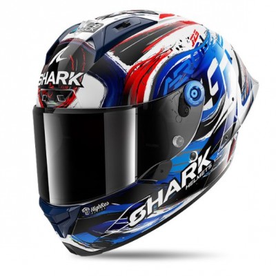SHARK AERON GP FIM RACING ZARCO SIGNATURE PURPLE HELMET